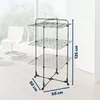 Сушилка-стеллаж Leifheit Classic Tower 270 Black Photo 2