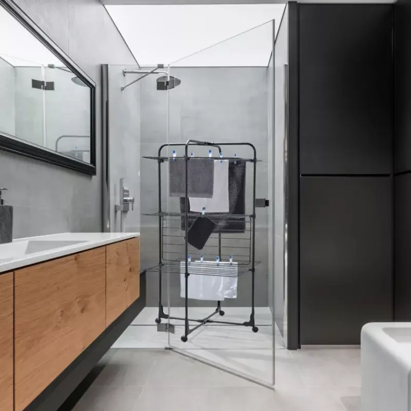 Сушилка-стеллаж Leifheit Classic Tower 270 Black Photo 5
