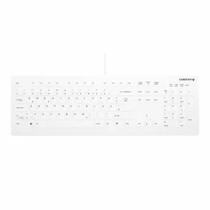 Keyboard CHERRY AK-C8112 Medical USB QWERTZ German White Full-size 105 keys