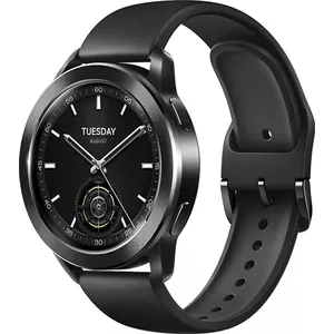 Xiaomi Watch S3 3,63 cm (1.43") AMOLED 47 mm Digitāls 466 x 466 pikseļi Skārienjūtīgais ekrāns Melns GPS