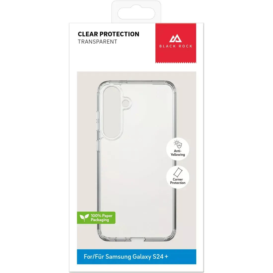Transparent Case Black Rock Galaxy S24+ Photo 2