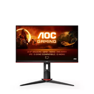 AOC G2 Q24G2A/BK монитор для ПК 60,5 cm (23.8") 2560 x 1440 пикселей Черный, Красный