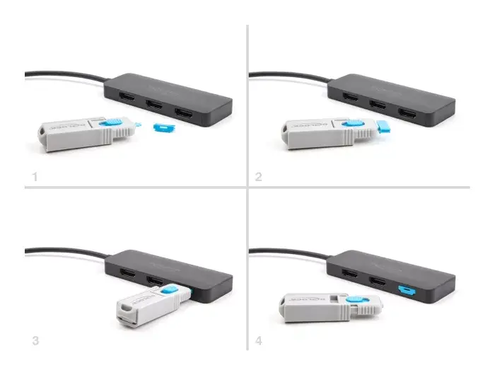 DeLOCK HDMI Sieviešu Portu Bloķētājs 10 Iepakojums Photo 2