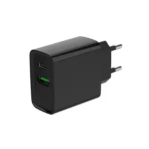 Gembird TA-UC-PDQC20-01-BK mobile device charger Universal Black AC Fast charging Indoor