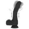 Вибратор Naked Addiction 8,6" вращающийся и толкающий Photo 5