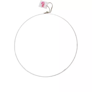 Decorative Ring Round 40 cm White BESK 9115336