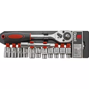 Socket Set Beast 8027362 1/2" drive 8–24 mm, 12 pcs