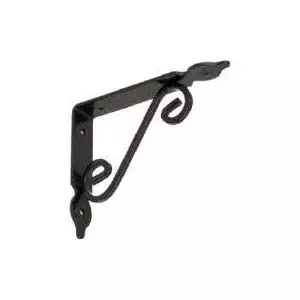 Bracket VELANO WOZ 140x110 mm steel black, max load 60 kg