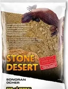 Подстилка Exo Terra Stone Desert (охра), 10 кг – субстрат для пустынного террариума Exo Terra