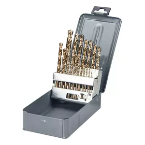 Drill bit set Proline 5782199 HSS-Co for metal, 19 pcs, sizes 1–10 mm