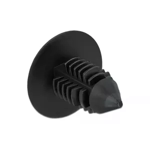 Fir tree clip DeLOCK 60187 black nylon 15mm 14.5mm 10 pieces