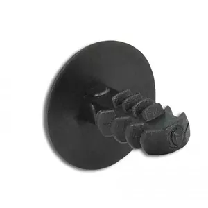Fir tree clip DeLOCK 60188 black nylon 10 pieces