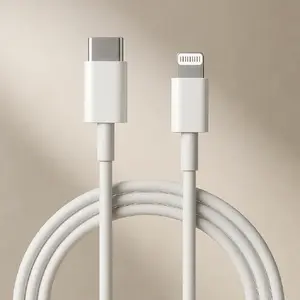 Kabelis USB-C uz Lightning iKaku KSC-302G 18W PD 1 m, balts