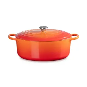 Saucepan Le Creuset 21178350902430 Oval 8.9 L Orange, 287×133×198 mm