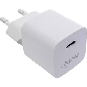Зарядное устройство USB InLine 31501C Один USB-C 33W Power Delivery PPS Белое