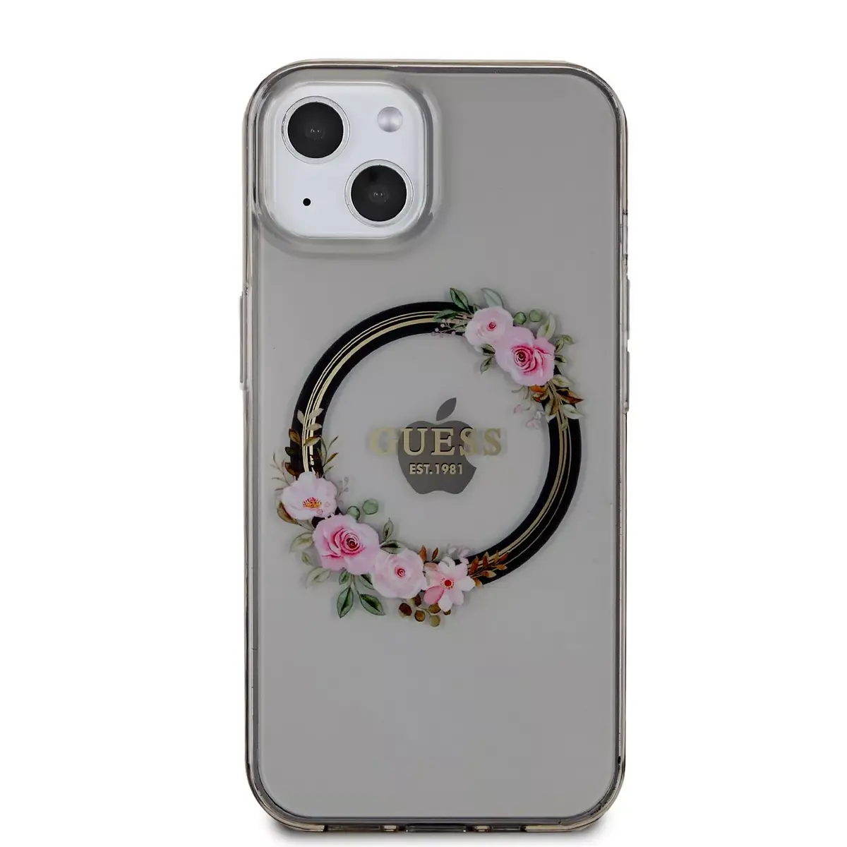 GUESS MagSafe TPU-чехол для iPhone 13 — Flowers Ring Photo 2