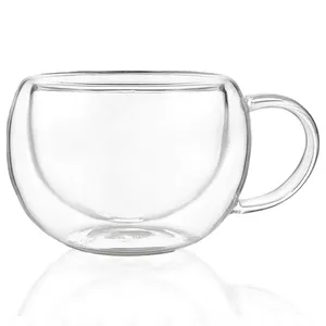 Glass Mug Springos HA7351 300 ml – Transparent Drinking Cup for Hot and Cold Beverages