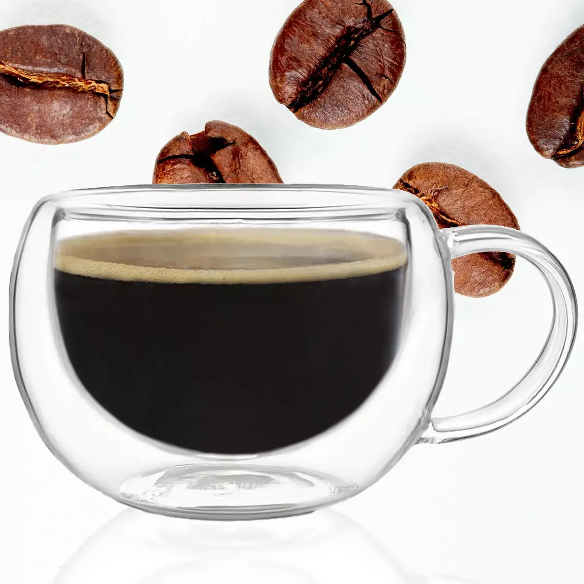 Glass Mug Springos HA7351 300 ml Photo 3
