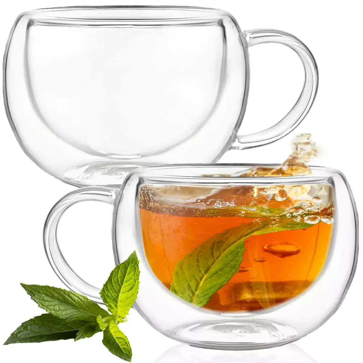 Glass Mug Springos HA7351 300 ml Photo 7