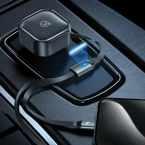Авто зарядное usams CC2 USB‑C + Lightning PD 30W Photo 2