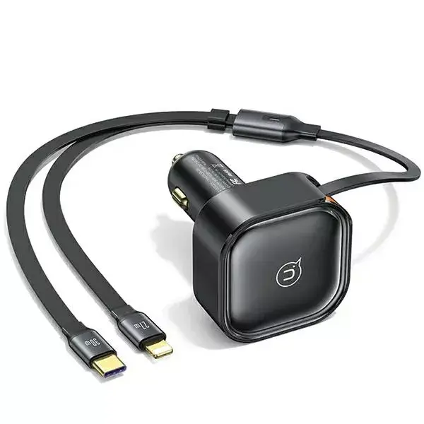 Авто зарядное usams CC2 USB‑C + Lightning PD 30W Photo 7