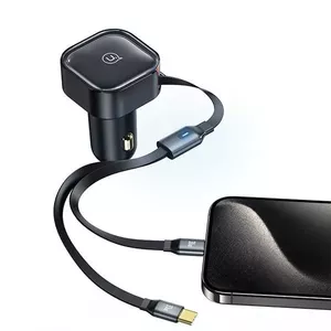 Автомобильное зарядное usams C41 2x USB-C 30W Fast Charge
