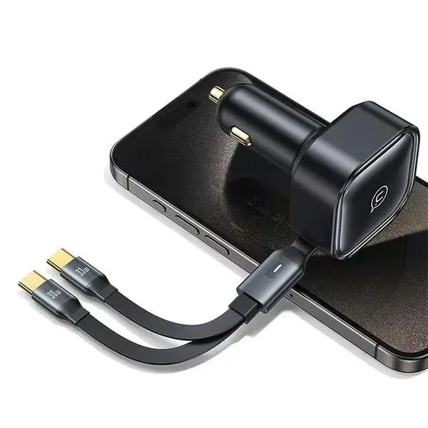 Автозарядка usams C41 2x USB-C 30W Photo 4