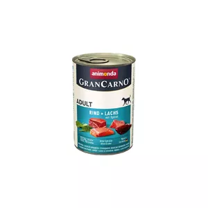Консервы для собак animonda GranCarno Adult с лососем и шпинатом 400 г, влажный корм, без глютена и сои