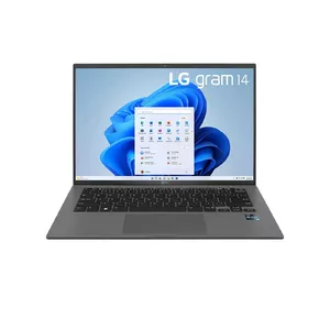 LG Gram 14Z90R Intel® Core™ i5 i5-1340P Portatīvais dators 35,6 cm (14") WUXGA 8 GB LPDDR5-SDRAM 512 GB SSD Wi-Fi 6E (802.11ax) Windows 11 Pro Pelēks