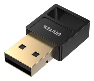 USB Bluetooth Adapter Unitek B105B — USB 2.0 Type-A, BLE v5.3, 3 Mbit/s, Black, Plug-and-Play
