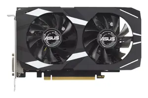 ASUS Dual GeForce RTX 3050 OC Edition videokarte ar 6 GB GDDR6 atmiņu, PCI Express 4.0, aktīvo dzesēšanu ar diviem ventilatoriem, HDMI, DisplayPort un DVI-D