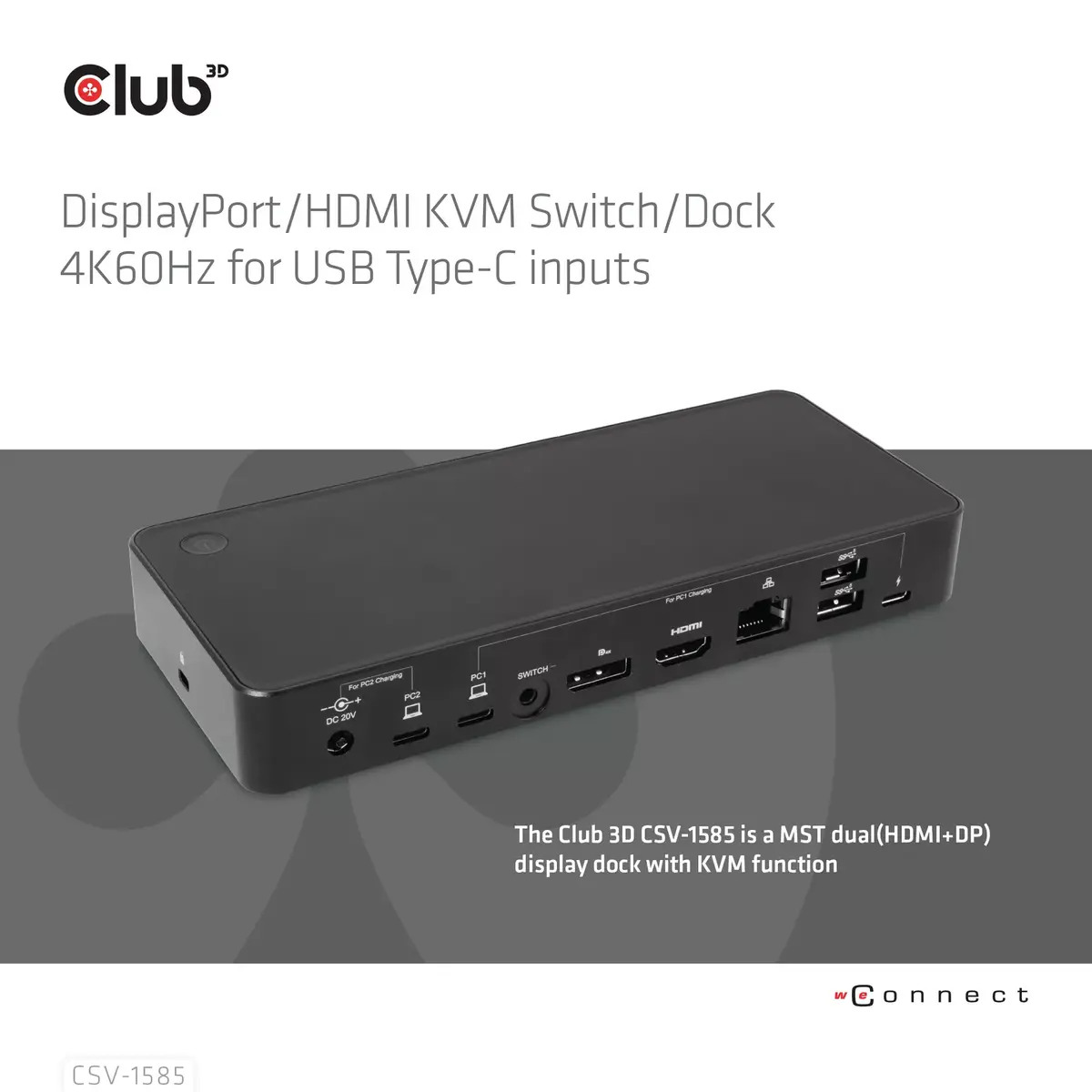 KVM переключатель CLUB3D CSV-1585 Photo 2