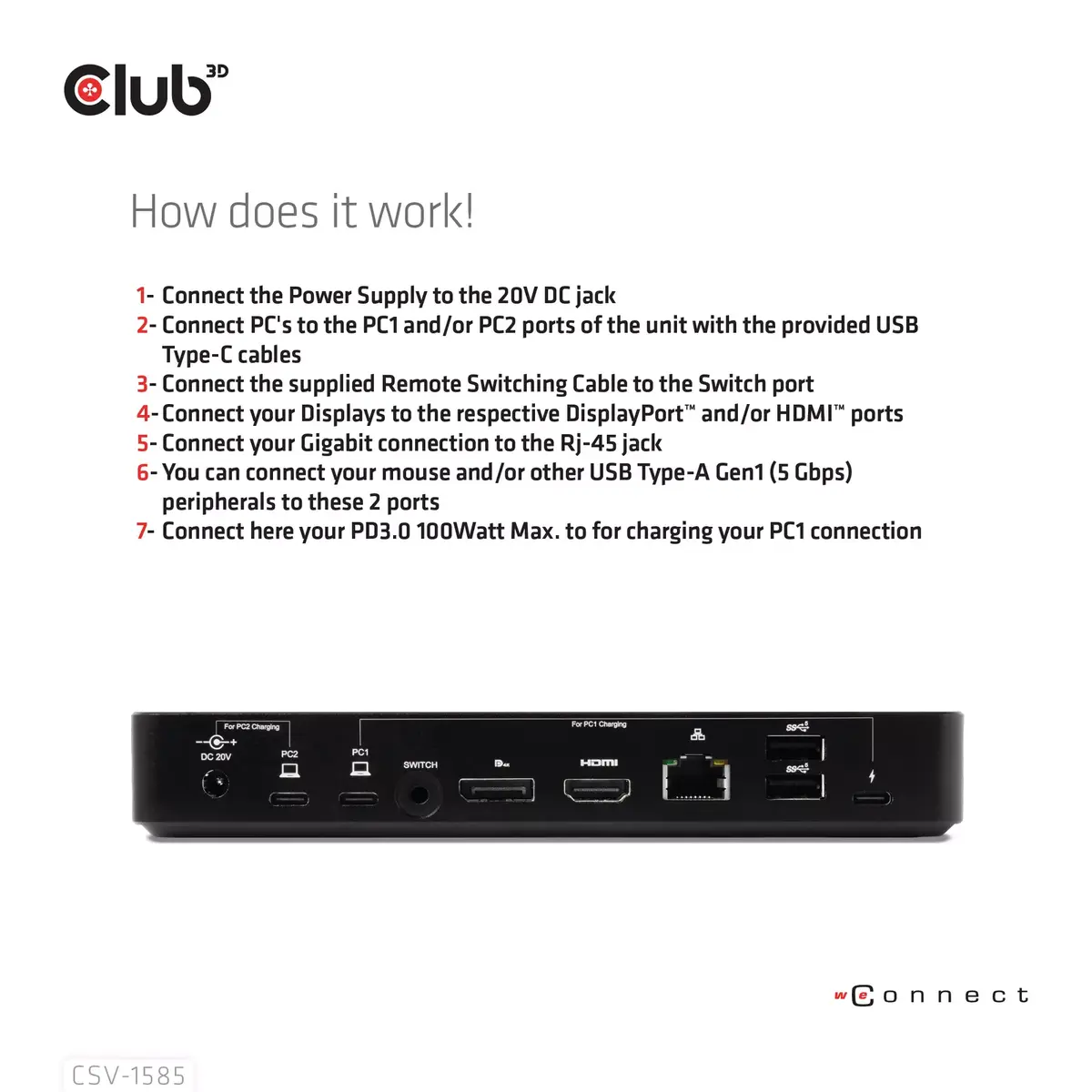 KVM переключатель CLUB3D CSV-1585 Photo 6