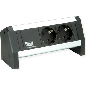 Модуль розеток Bachmann 902.1131 с 2x Schutzkontakt (Schuko) для настольной установки
