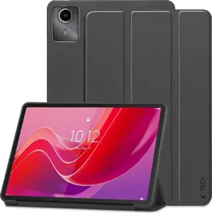 Tablet case Tech‑Protect Smartcase for Lenovo TAB M11 K11E 11.0 — black, form‑fitting protective cover with folding stand
