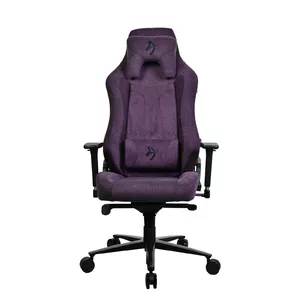 Gaming chair Arozzi Vernazza SoftFabric Purple — ergonomic design, adjustable armrests and height