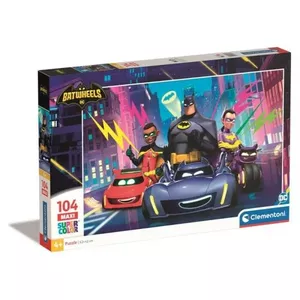 Пазл Clementoni Puzzles 104 элемента Maxi Batwheels — 104 крупных элемента, детский пазл