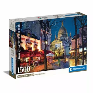 Пазл Clementoni High Quality Collection Paris Montmartre 1500 деталей, 592×843 мм