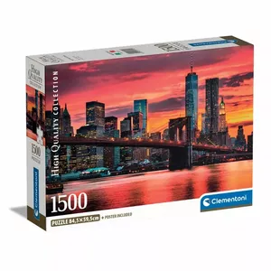 Пазл Clementoni High Quality Collection — East River at Dusk, 1500 элементов, 843×592 мм