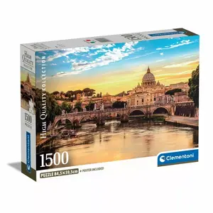 Пазл Clementoni High Quality Collection Rome 1500 элементов, размер в собранном виде 843×592 мм
