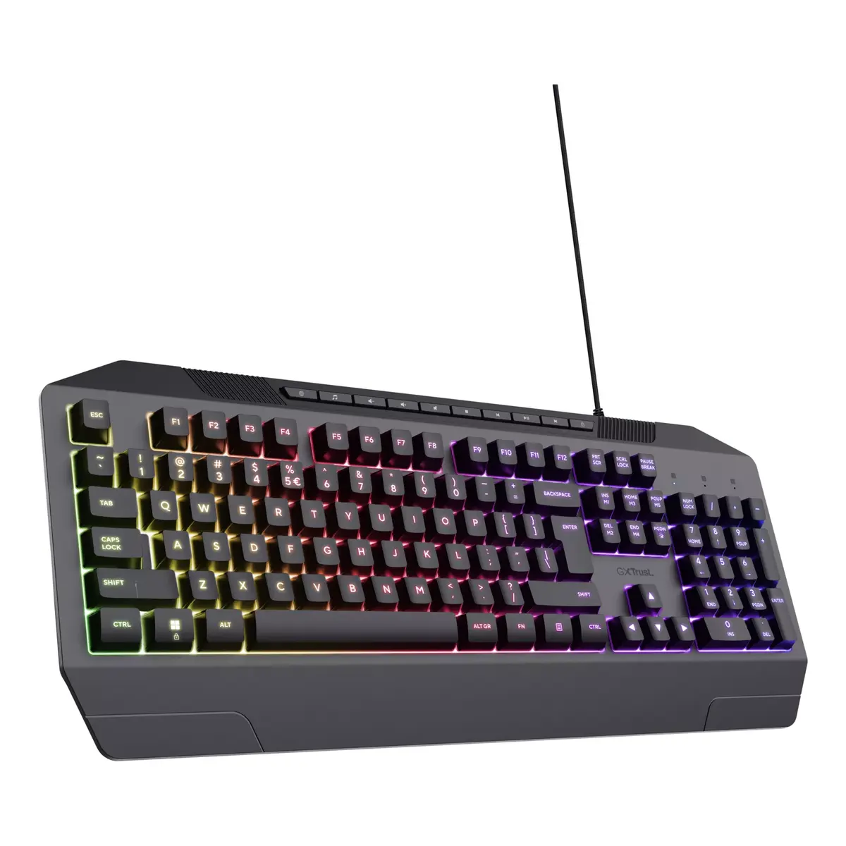 TRUST GXT 836 Evocx spēļu tastatūra USB RGB Photo 2