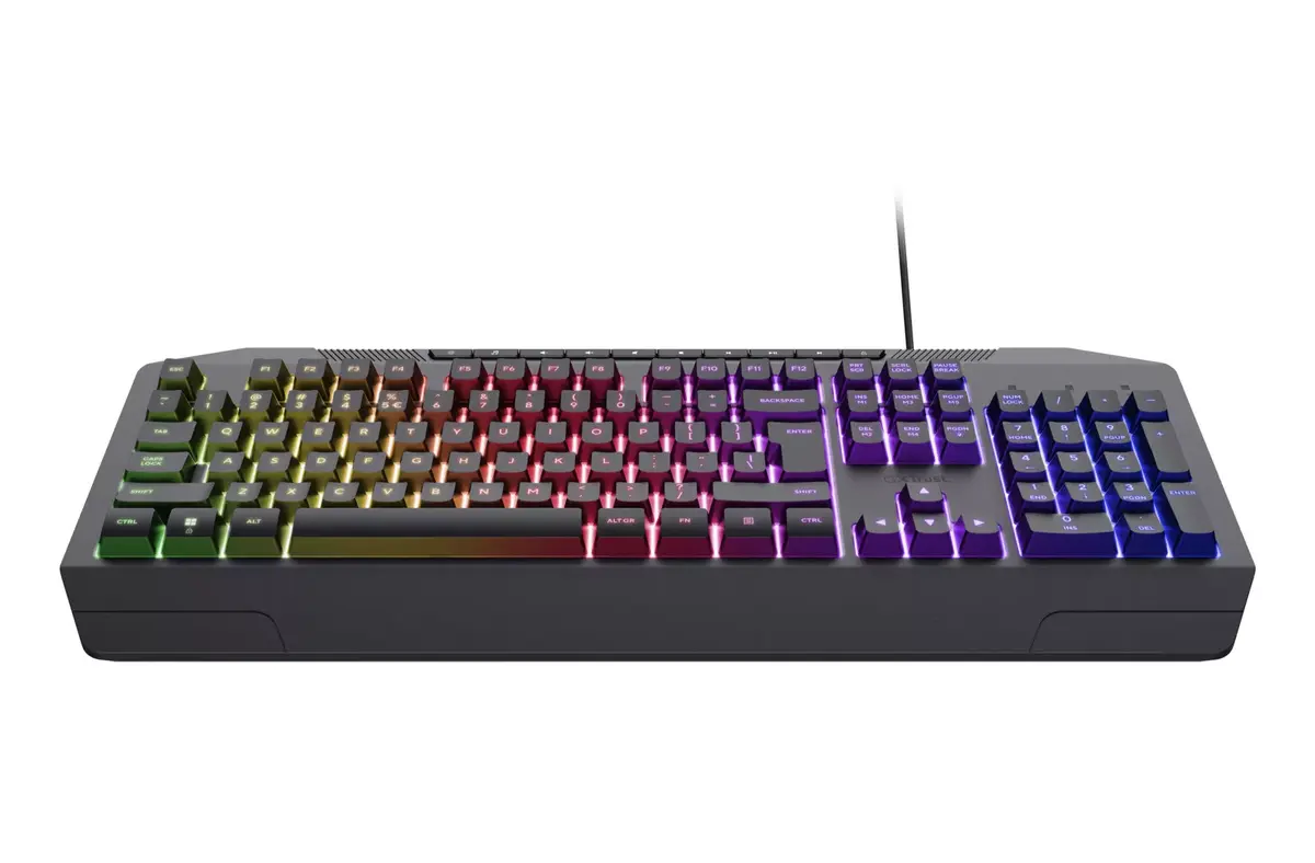 TRUST GXT 836 Evocx spēļu tastatūra USB RGB Photo 3