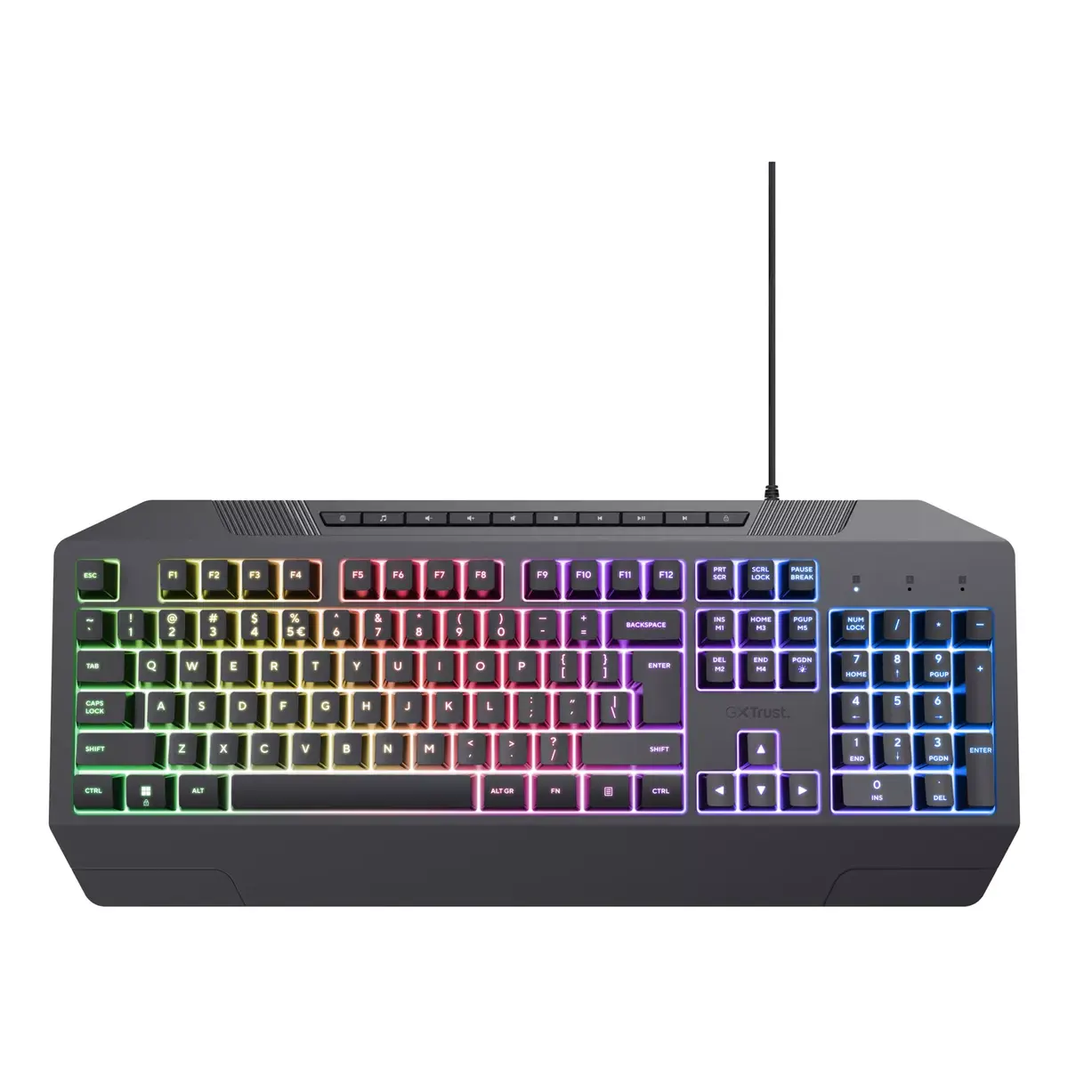 TRUST GXT 836 Evocx spēļu tastatūra USB RGB Photo 4