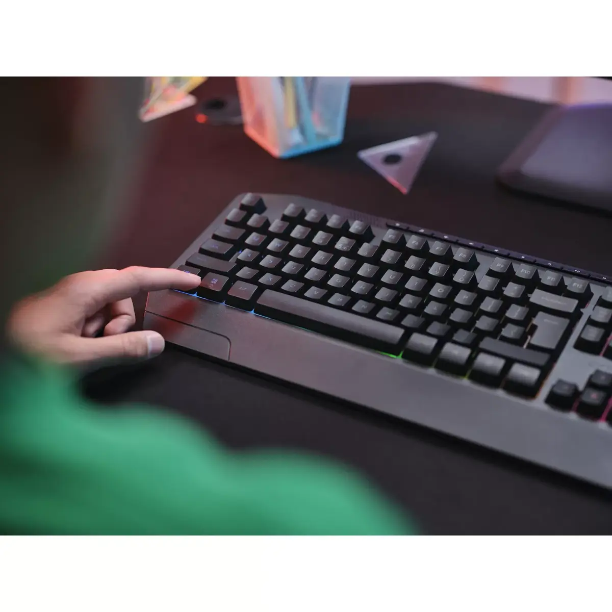 TRUST GXT 836 Evocx spēļu tastatūra USB RGB Photo 7