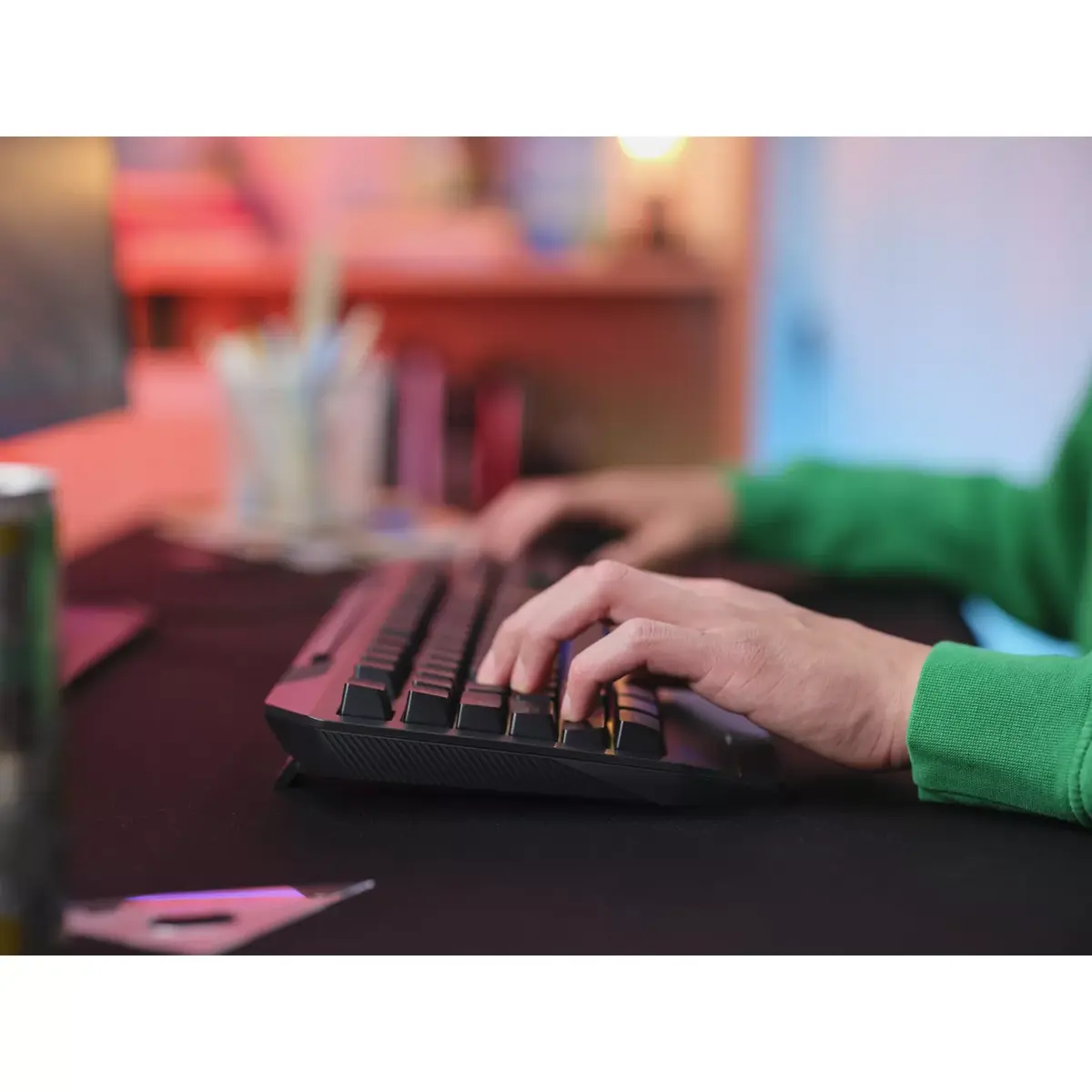 TRUST GXT 836 Evocx spēļu tastatūra USB RGB Photo 8