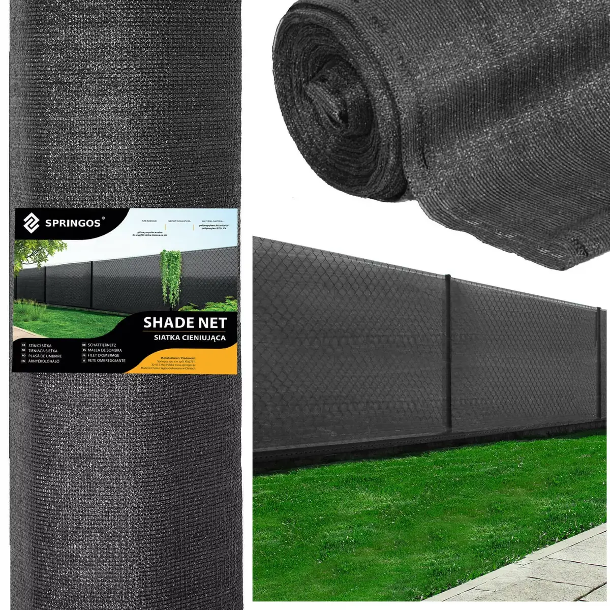 Nojumes tīkls Springos SN0041 140 g/m² 1.5x50 m Photo 2