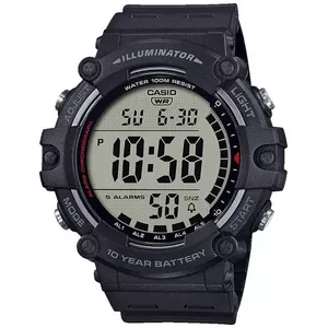 Наручные часы CASIO AE-1500WH-1AVEF — корпус из смолы, чёрные, 51.2×54.4×15.7 мм, батарея 10 лет