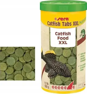 Таблетки-корм для сомов и донных рыб sera Catfish Tabs Nature XXL 1,000 мл