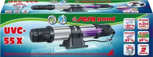 Dīķa UVC skaidrotājs Sera UVC-55X — UVC lampa 55 W dīķa ūdens sterilizācijai