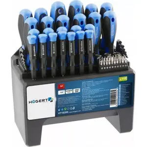 Screwdriver and Bit Set högert technik HT1S099 — 114 pieces, assorted screwdrivers and bits
